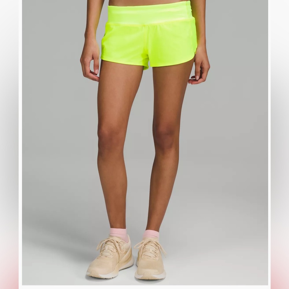 LULULEMON speed up shorts 2.5in